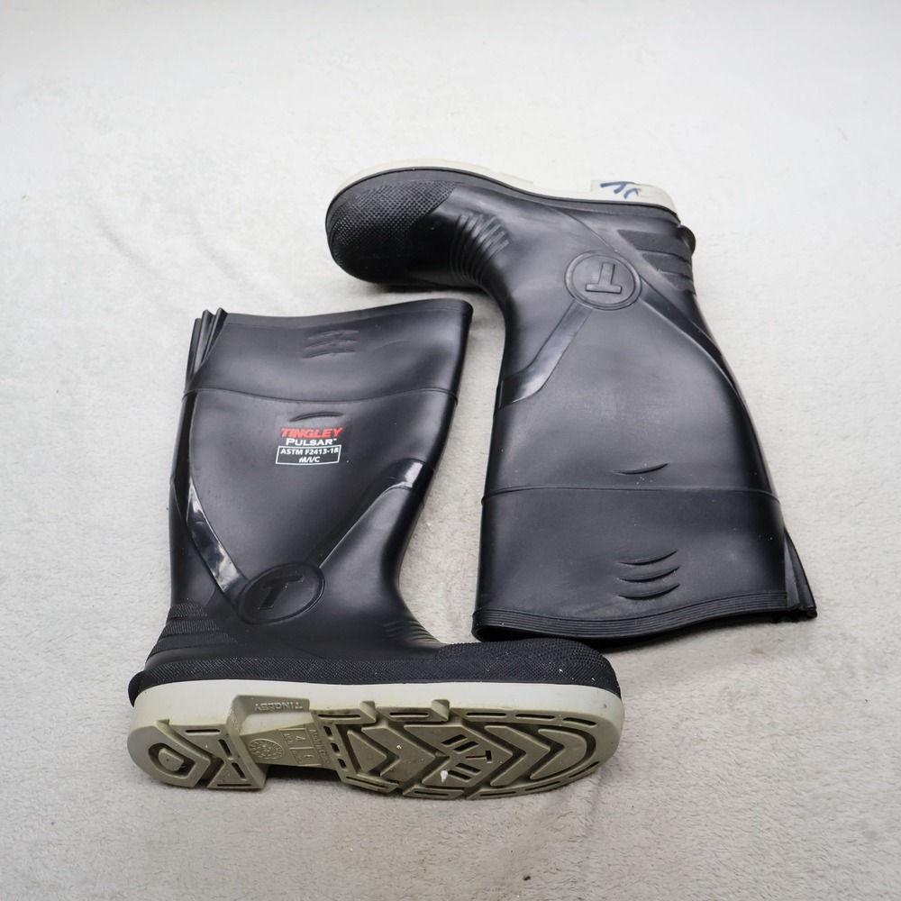 Tingley Pulsar Unisex M4 W6 Rain Boots Black Slip Resistant Waterproof Utility
